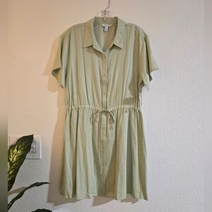 🔥NWT "Nine west" pistachio green dress size L.